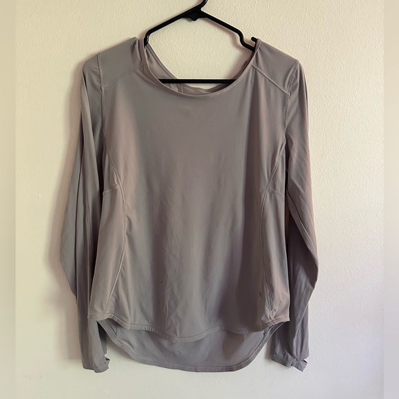 CRZ YOGA Women's Long Sleeve Workout Shirts for Women - Picture 3 of 3